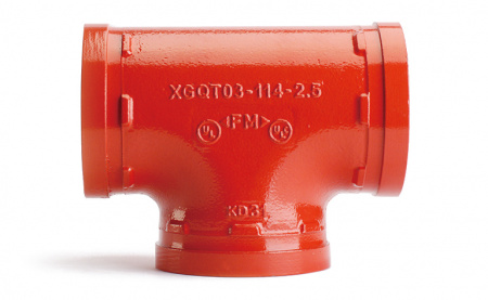 Короткий тройник под муфту LedeGroove ДУ50, 2" (60мм)