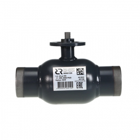 Кран шаровой WW DN150 PN25 GF (приварной, под привод, стандартный проход) Ридан RJIP Premium 065N0152GR